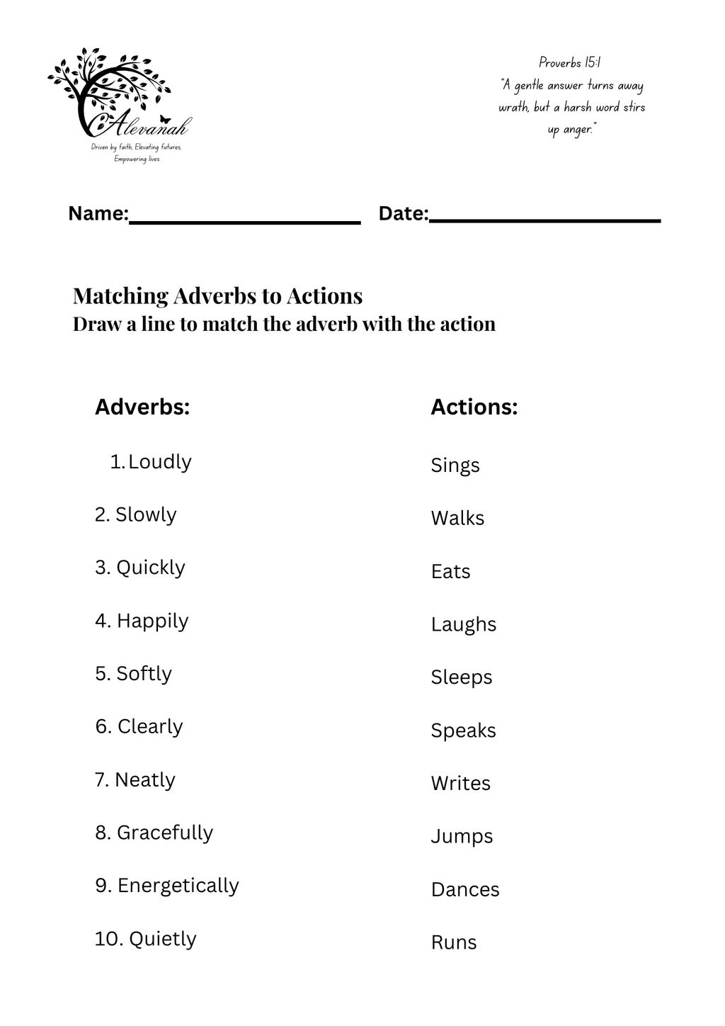 Mastering Adverbs Standards 2-3
