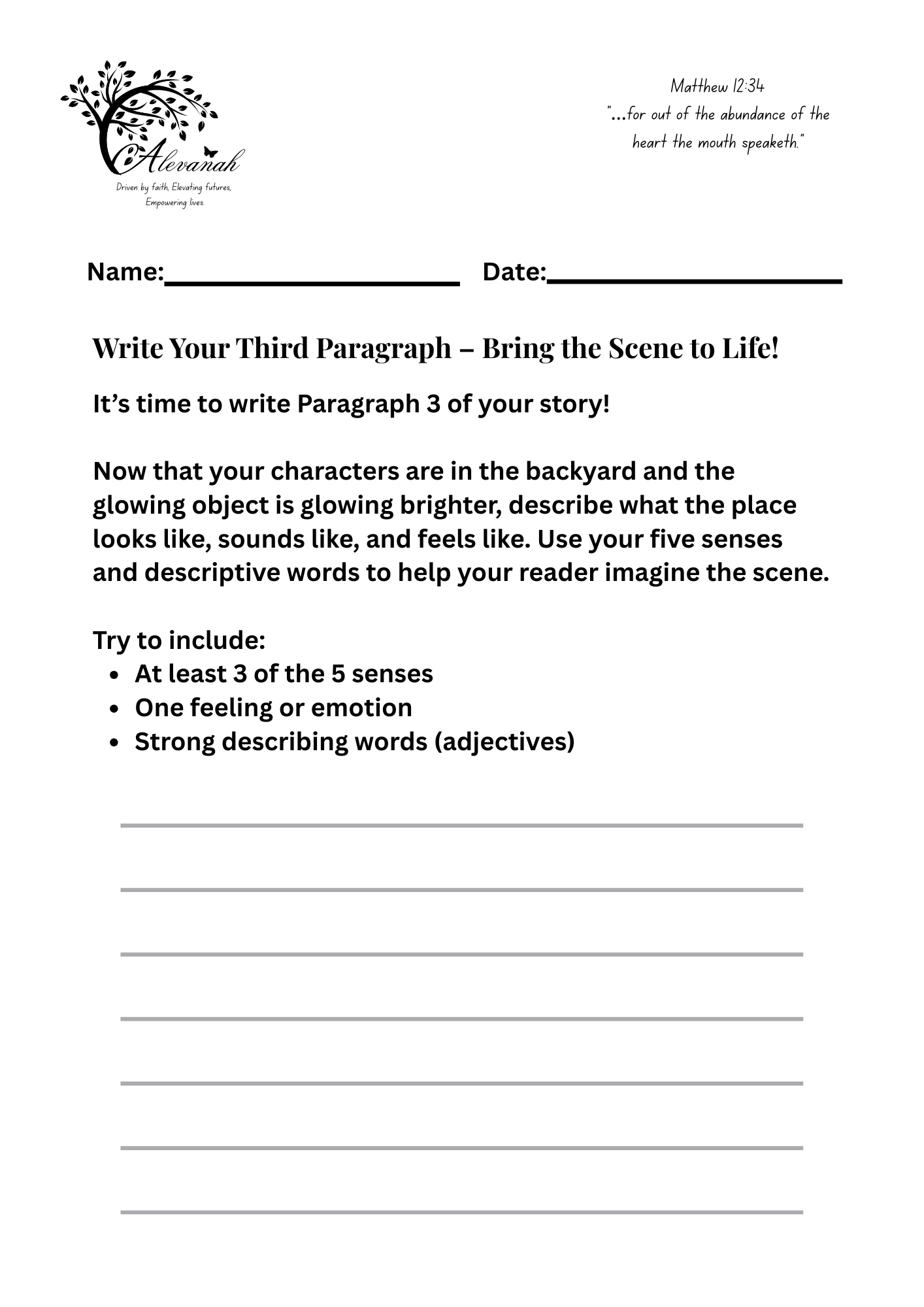 Write and Shine: Guided Story Adventures - The Mysterious Glow