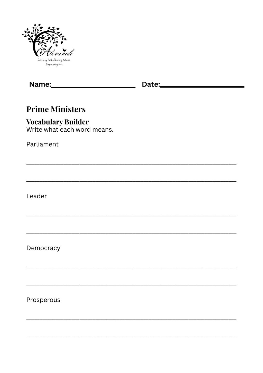 National Stories Standard Three Printed