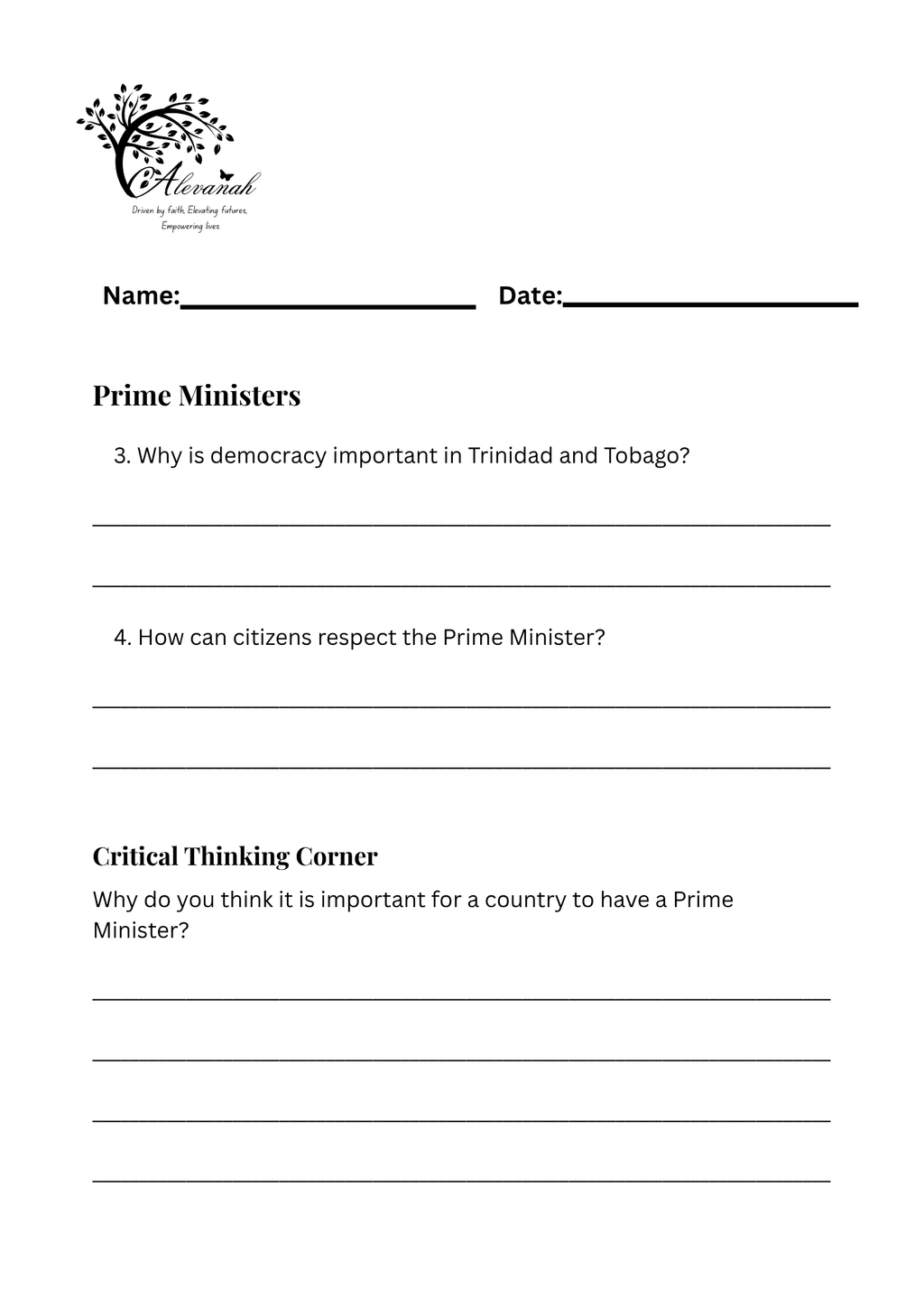 National Stories Standard Three Printed