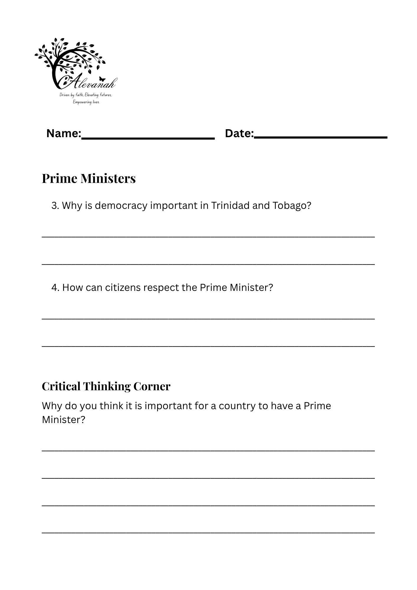 National Stories Standard Three Printed