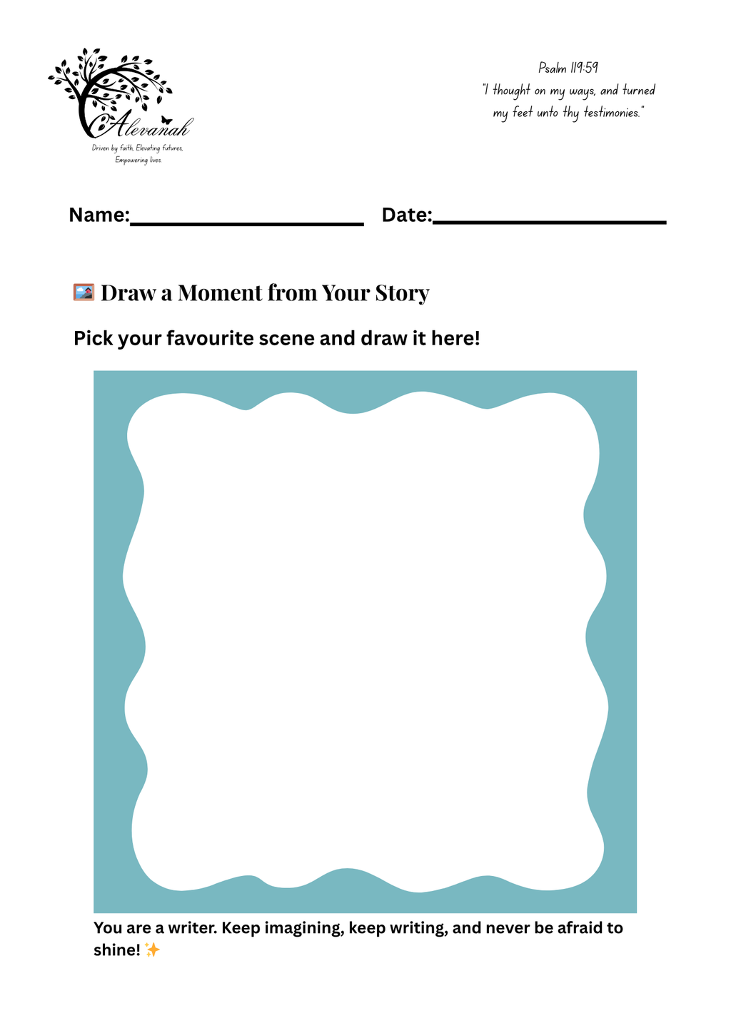 Write and Shine: Guided Story Adventures - Market Day Adventures