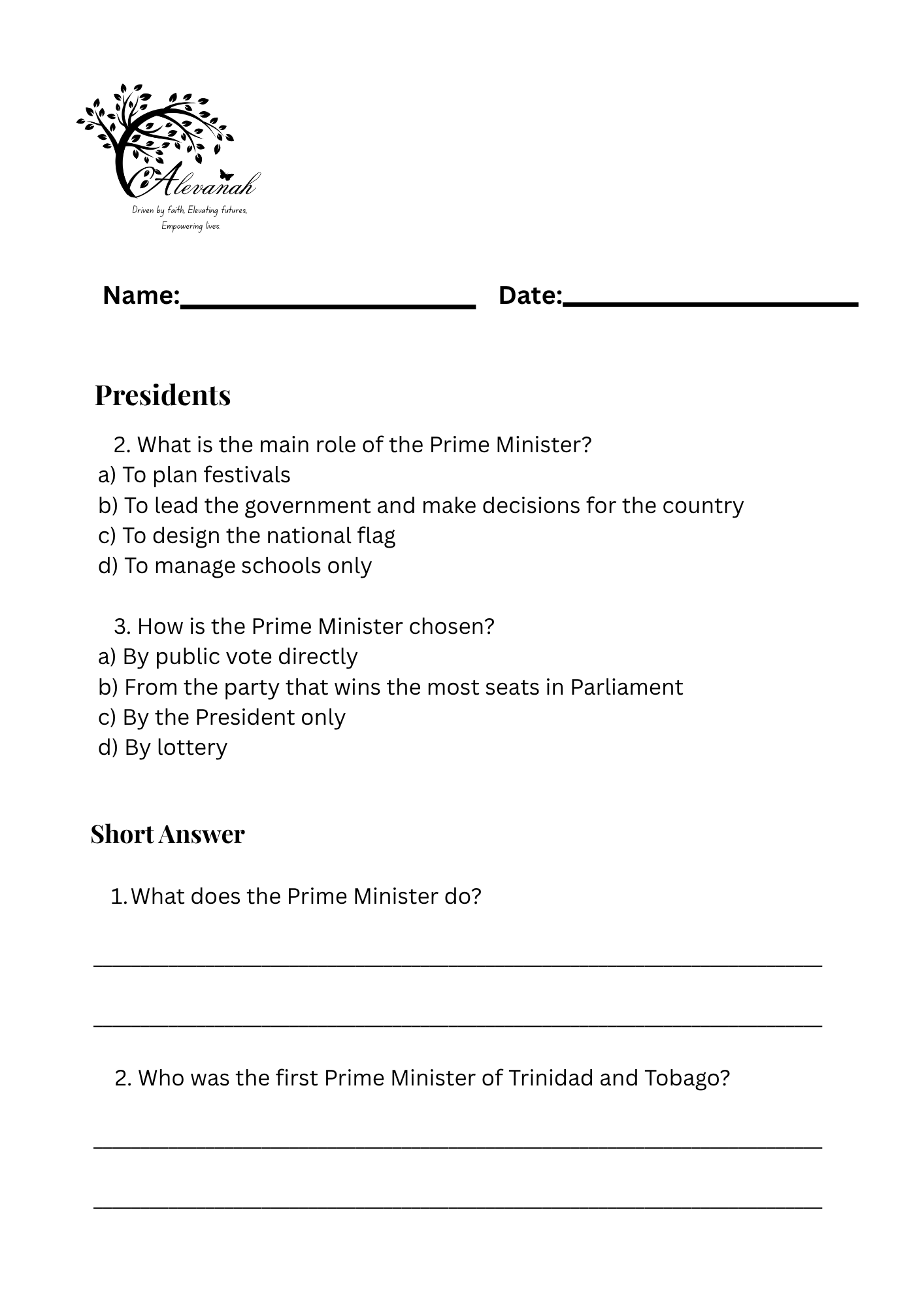 National Stories Standards Four and Five Printed