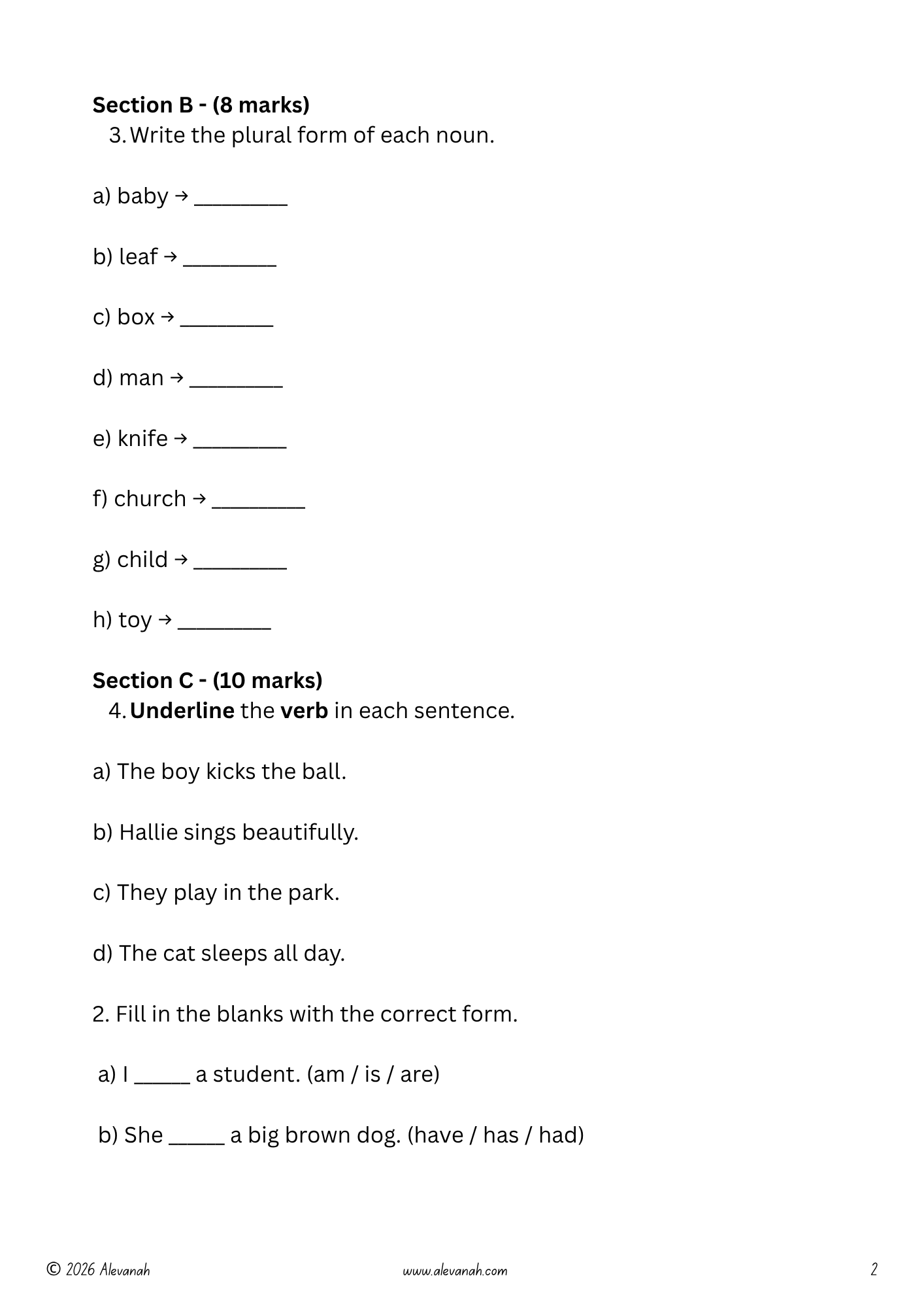 Standard 2 ELA Weekly Practice Test - Test 2