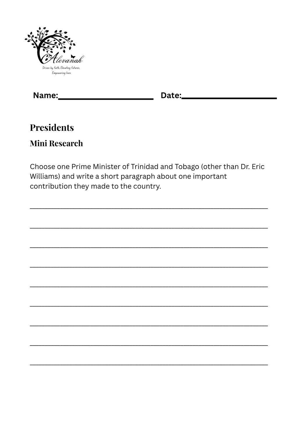 National Stories - Standards Four & Five