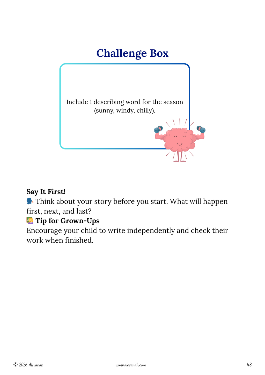 Write & Shine Story Prompts for Beginner Writers