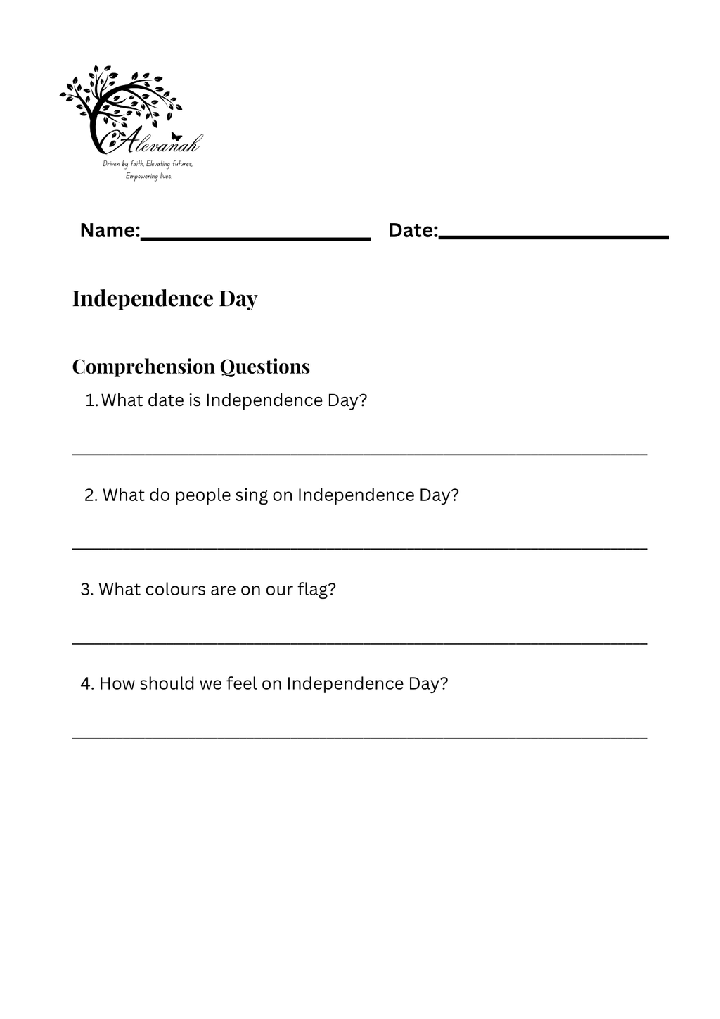 National Stories Infant One