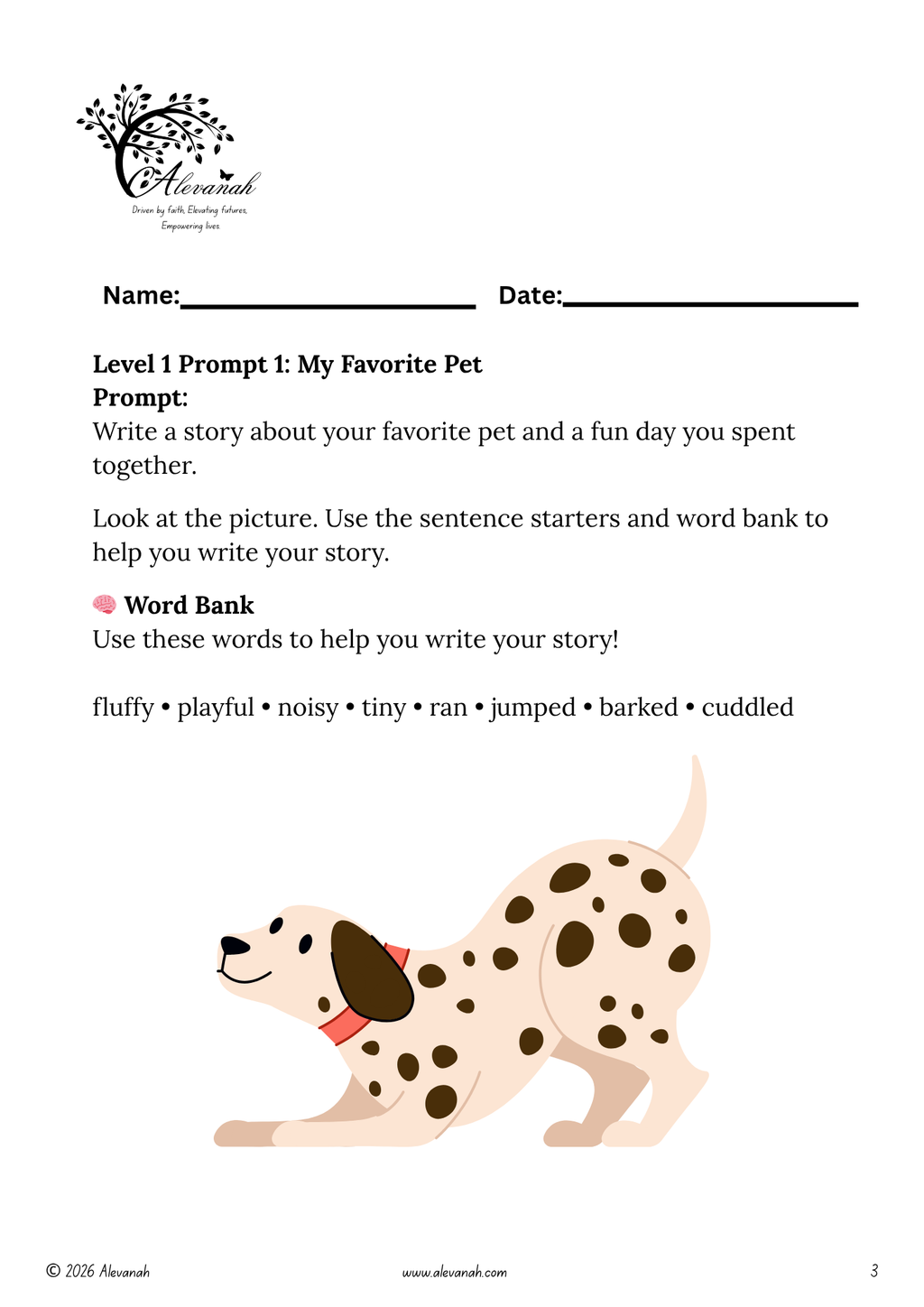 Write & Shine Story Prompts for Beginner Writers