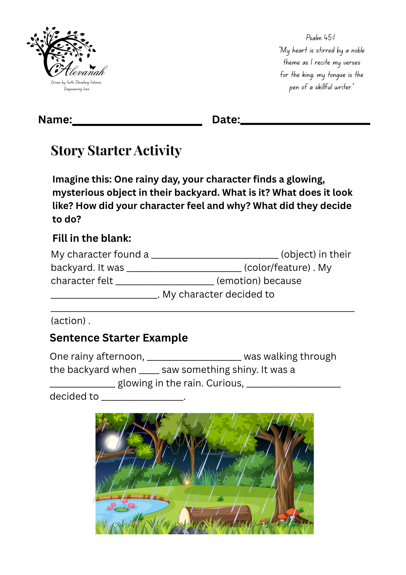 Write and Shine: Guided Story Adventures - The Mysterious Glow