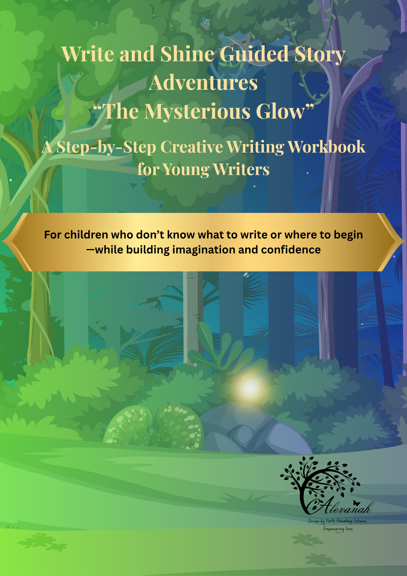Write and Shine: Guided Story Adventures - The Mysterious Glow