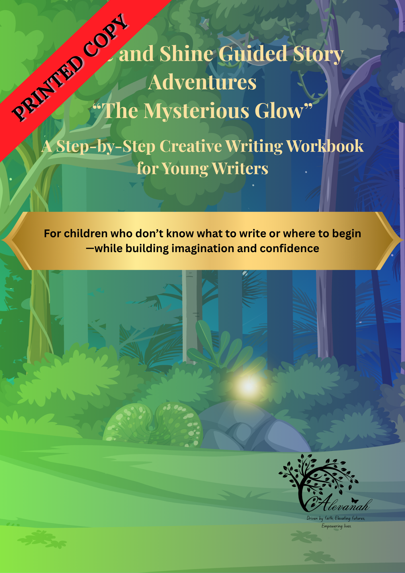 Write and Shine: Guided Story Adventures - The Mysterious Glow